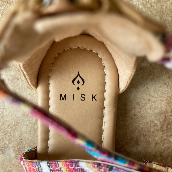 Coulour Plaid Rhinestone Misk Sandals Girls Sz 12 - Picture 5 of 6